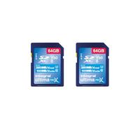 Integral 64GB 2-Pack UHS-II SD Card V60 Up to 280MBs Read and 100MBs Write Speed 1733X SDXC Professional High Speed Memory Card
