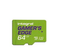 Integral 64GB Gamer's Edge Micro SD Card for the Nintendo Switch Load and Save Games Fast, Store Games, DLC & Save Data, Built for the Nintendo Switch, Switch Lite & Switch OLED To Give You The Edge