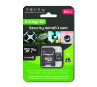 Integral 64GB Micro SDXC Card Memory Card With SD Adapter - Dash Cam CCTV DRONE