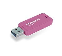 Integral 64GB Neon Pink USB 3.2 Gen 1 Flash Drive