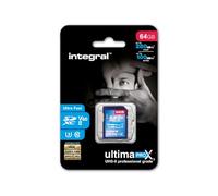 Integral 64GB UHS-II SD Card V60 Up to 280MBs Read and 100MBs Write Speed 1733X SDXC Professional High Speed Memory Card