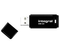 Integral 64GB USB 3.0 Black Key with Fixable Cap