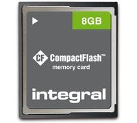 Integral 8GB CF 8GB CompactFlash memory card - memory cards (CompactFlash, 0 - 60 °C, Black, Grey)