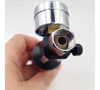 Integral Air Regulator with Built-in Oil-Water Filter and Pressure Control for Pneumatic Tools, /4" for NPT in-Line HVLP Spray System