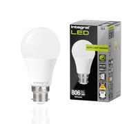 Integral 8W BC B22 GLS With Dawn to Dusk Auto Sensor Warm White - ILGLSB22SC042