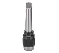 Integral Drill Chuck Keyless with Straight Shank, High Precision Lathe Drill Chuck for Milling Machine, Clamping Range 1-13mm, Made of 40Cr Alloy Steel