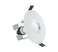 Integral EvoFire Fire Rated Low Profile 70-100mm Cut Out Fixed Downlight with Insulation Guard - White