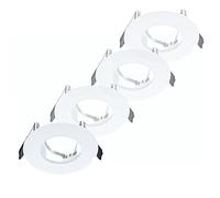 Integral EvoFire Fire Rated Downlight GU10 Matt White (4 Pack)
