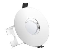 Integral Evofire Fire Rated GU10 Downlight Chrome with Insulation Cover 70-100mm Hole Size