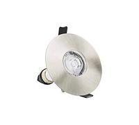 Integral ILDLFR70D016 Evofire Fire Rated Downlight 70-100mm Cutout IP65 Satin Nickel Round +GU10 Holder