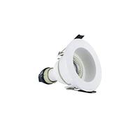 Integral ILDLFR70E001 Evofire Fire Rated Downlight 70mm Cutout IP65 White Recessed +GU10 Holder