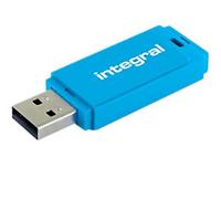 Integral Flash Drive 16 GB USB Type-A Blue, Yellow,Orange Pack of 3