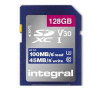 Integral High Speed 128GB 100MB/s SDHC/XC V30 SD Memory Card