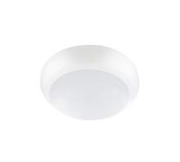 Integral ILBHA072 Tough Shell Pro Bulkhead Microwave Sensor 325mm Dia IP65 10/14/18W 3000/4000/6000K IK10 110 Beam Non-Dimm White 120Lm/W