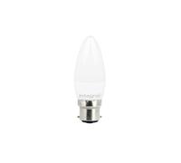 Integral LED Warm Light Non-Dimmable LED Bulb Frosted Candle Lamp (B22 Large Bayonet, 3.5 W, 2700 k, 250 lm) - White