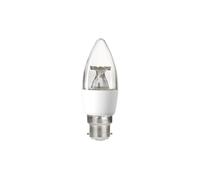 Integral ILCANDB22NE083 Candle Bulb B22 470Lm 4.9W 4000K Non-Dimmable 240 Beam Clear