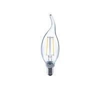 Integral ILCANDE14NE079 Omni Filament Candle Bulb Flame Tip E14 250Lm 2W 4000K Non-Dimmable 320 Beam Clear Full Glass