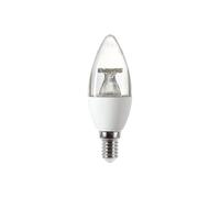 Integral ILCANDE14NF062 4.9w LED Candle Bulb, 5000K, clear, non dimmable, E14, 470lm =40w