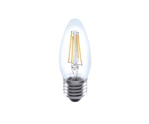 Integral ILCANDE27DC042 Omni Filament Candle Bulb E27 470Lm 4.2W 2700K Dimmable 320 Beam Clear Full Glass