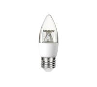 Integral ILCANDE27NC068 4.9w LED Candle Bulb, 2700K, Clear, Non dimmable, E27, 470lm =40w
