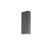 Integral ILDEA010 Outdoor Decorative Wall Light Pablo IP54 300Lm 8W 3000K Up/Down Light Dark Grey