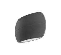 Integral LED Lux Stone Wall Light IP54 8.5w 320lm 3000K Dark Grey