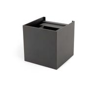 Integral ILDEA094 Valencia Outdoor Decorative Square Adjustable Up/Down Wall Light IP65 700Lm 12W 3000K - Dark Grey