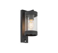 Integral ILDEB088 Lucena Porch Lantern Wall Light PIR IP23 1x E27 (Bulb Not Included) - Dark Grey
