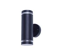 Integral ILDED042 Outdoor Stainless Steel Up And Down GU10 IP65 Wall Light Black