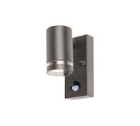 Integral ILDED061 Stainless Steel Spot Light, IP54, Anthracite Grey, PIR Motion Sensor