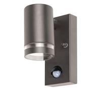 Integral ILDED061 Stainless Steel Spot Light, IP54, Anthracite Grey, PIR Motion Sensor