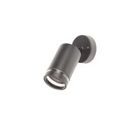 Integral ILDED063 Outdoor Stainless Steel Adjustable GU10 IP65 Wall Spotlight Anthracite Grey