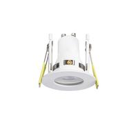 Integral ILDLFR43D060 Evofire Mini Fir Downlight IP65 43mm Cutout 55mm Diameter White Round +GU10 Holder