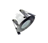 Integral ILDLFR45D051 EvoFire Mini Fire Rated Downlight 45mm Cutout IP65 Black Chrome Round (No Lamp Holder)