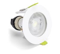 Integral ILDLFR60D104 Evofire Micro Bezel Fir Downlight 60mm Cutout 72mm Diameter IP65 White Round +GU10 Holder