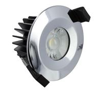 Integral Low-Profile Fire Rated Downlight 70-75Mm Cutout Ip65 440Lm 6W 4000K 38 Beam Dimmable 73Lm/W Polished Chrome - ILDLFR70B
