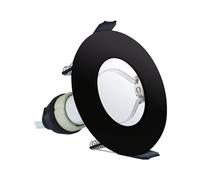 Integral EvoFire Fire Rated Low Profile Fixed Downlight - Black