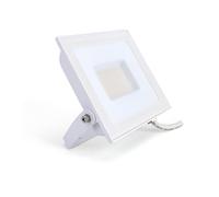 Integral ILFLE022 Compact Slim Floodlight 50W 5000Lm 4000K 120 Beam 100Lm/W IP65 IK08 White