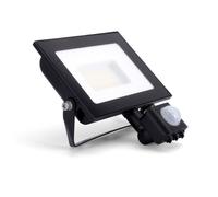 Integral ILFLE041 Compact Slim Floodlight PIR 30W 3000Lm 4000K 120 Beam 100Lm/W IP65 IK08 Black