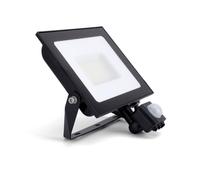 Integral ILFLE043 Compact Slim Floodlight PIR 50W 5000Lm 4000K 120 Beam 100Lm/W IP65 IK08 Black