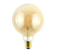 Integral ILGLOBE27D018 Sunset Vintage Filament Globe G125 Bulb E27 806lm 5.9W 2200K Dimmable 300 Beam Amber