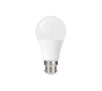 Integral LED B22 Non-Dimmable Dusk to Dawn Dual Sensor Frosted GLS Bulb - Warm White 2700K, 470lm, 4.8W (40W Equivalent) - Energy efficient & Ideal for Outdoor, Porch, Garage, Garden, Patio