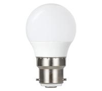 Integral ILGOLFB22DC057 4.9w LED Golf Ball Bulb, 2700K, Frosted, dimmable, B22, 470lm =40w