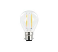 Integral 2W LED BC/B22 Golf Ball Warm White 330 Clear - ILGOLFB22NC003