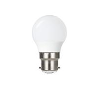 Integral ILGOLFB22NE079 7.3w LED Golf Ball Bulb, 4000K, Frosted, Non dimmable, B22, 806lm =60w