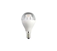 Integral LED Non-Dimmable Clear Mini Globe Bulb (E14 Small Screw 6 W LED, 2700 k, 470 lm) - Warm White