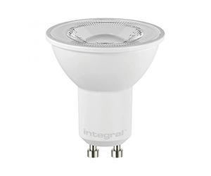 Integral ILGU10NE115 6.5w GU10 LED spot Bulb, 4000k, Non dimmable, 36° Beam, 600lm =75w