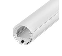 Integral ILPFO128 Tube Profile for LED Tape, 20.8mm x 2m, Frosted Diffuser, Surface End Suspension