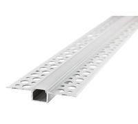 Integral ILPFR176 2m Aluminium Frosted Diffuser Narrow Recessed Profile with 2 Endcaps