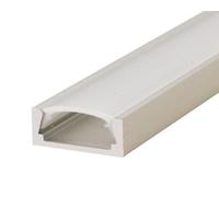 Integral ILPFS203 Profile for LED Tape, 15.2mm x 6mm 1m, Frosted Diffuser, Surface-Mount